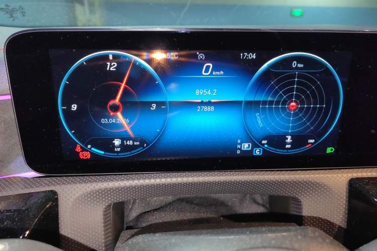 Used Mercedes-Benz CLA 2022 Refreshed CLA 200 Shooting Brake Odometer Close Up