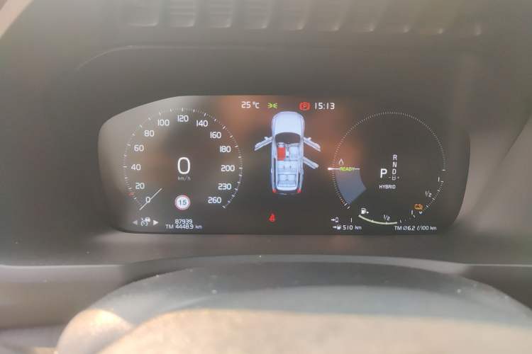 Used Volvo XC90 New Energy 2021 E-Drive Hybrid T8 Luxury Flagship 7-Seater Instrument Cluster