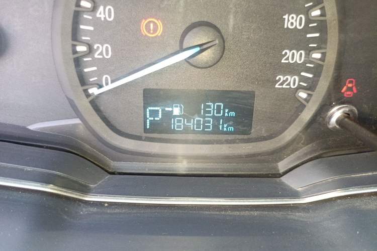 Used Ford Escort 2015 1.5L Automatic Comfort Edition Odometer Close Up