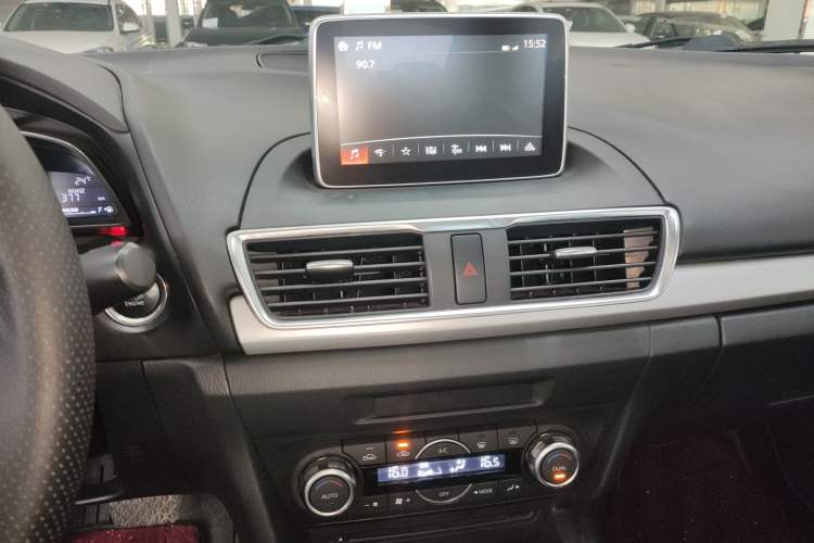 Used Mazda 3 Axela 2016 Sedan 1.5L Automatic Luxury Model Audio And AC Panel