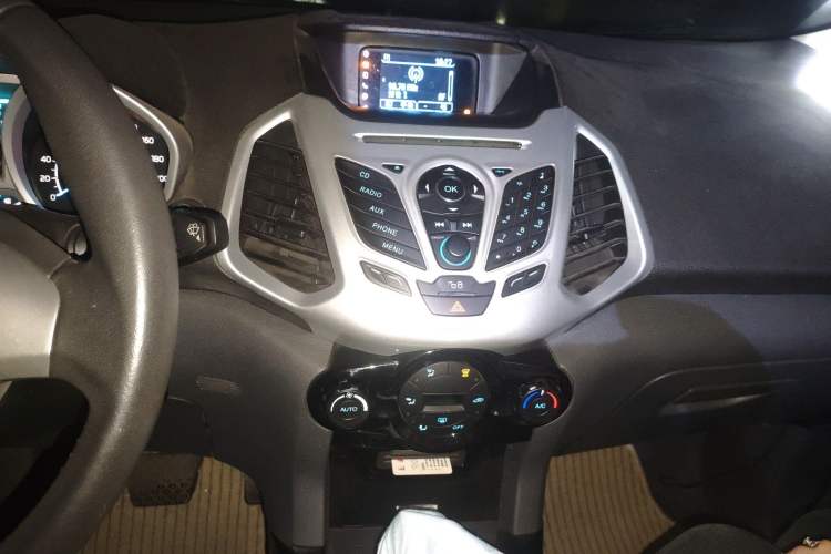 Used Ford EcoSport 2013 1.5L Automatic Prestige Model Audio And AC Panel