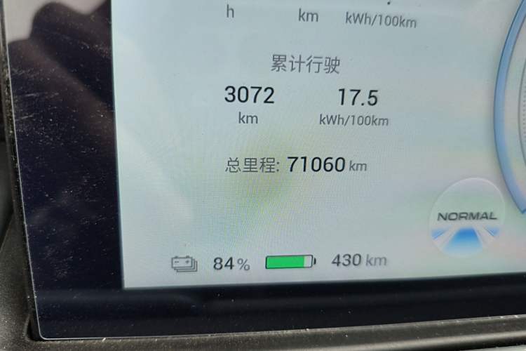 Used AION Y 2023 Plus 510 Enjoy Edition Odometer Close Up