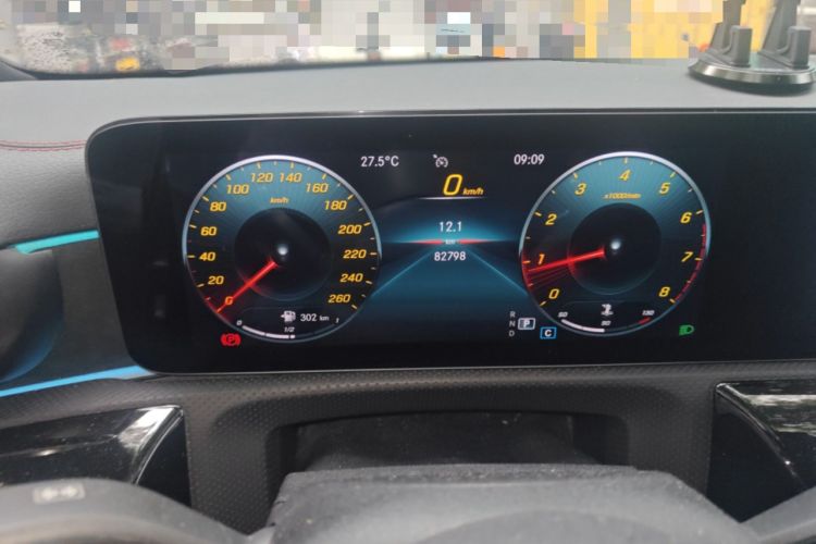 Used Mercedes-Benz CLA 2021 CLA 200 Odometer Close Up