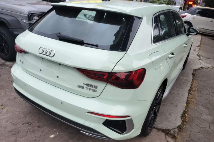 Used Audi A3 2023 Updated Sportback 35 TFSI Stylish Sports Type Rear Right 45 Deg