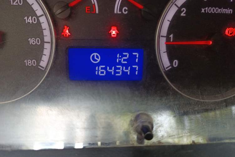 Used Foton Scenic G7 2017 2.0L Long-Wheelbase Commercial Van High-Roof Version 4 Seats 4Q20M Odometer Close Up