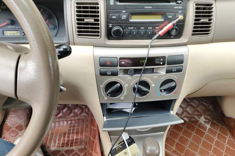 Used Toyota Corolla EX 2011 1.6L Automatic Classic Edition Audio And AC Panel