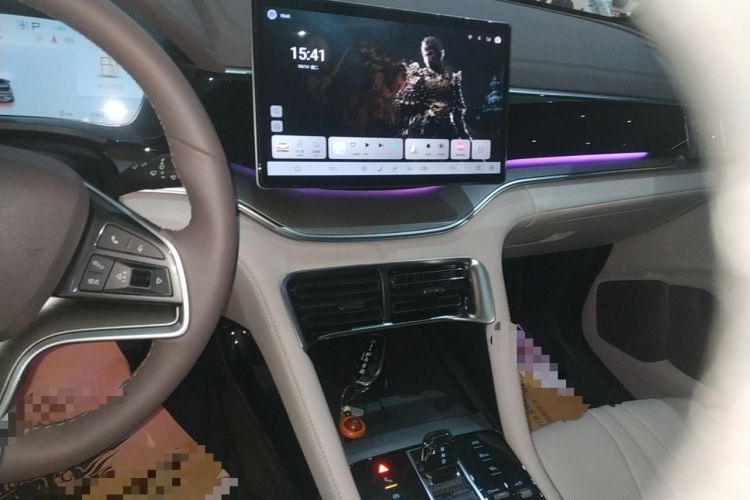 Used BYD Song PLUS New Energy 2025 DM-i 112KM Prestige Model Audio And AC Panel