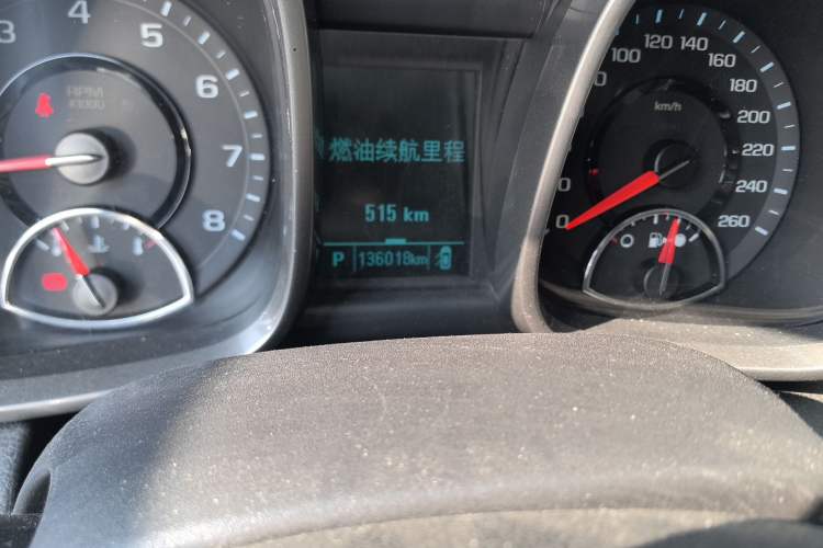 Used Chevrolet Malibu 2012 2.0L Automatic Luxury Edition Odometer Close Up