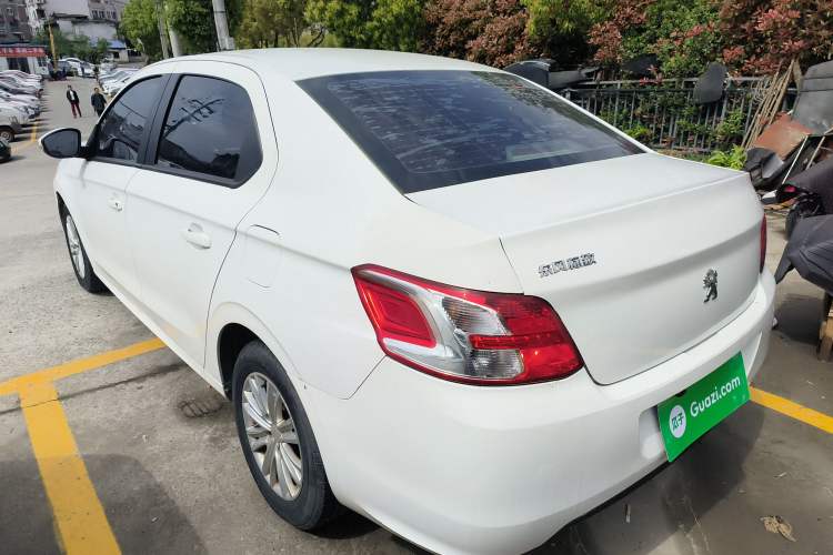 Used Peugeot 301 2014 1.6L Manual Comfort Edition Rear Left 45 Deg