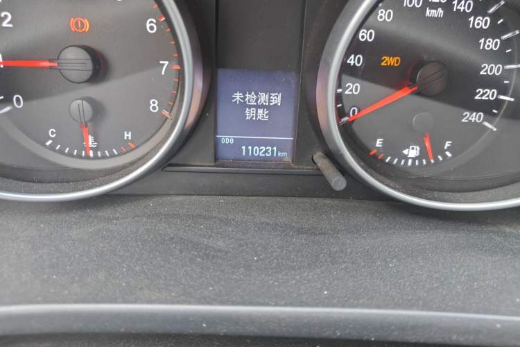 Used Haval H6 2016 Upgraded Model 1.5T Manual 4x4 Elite Version Odometer Close Up