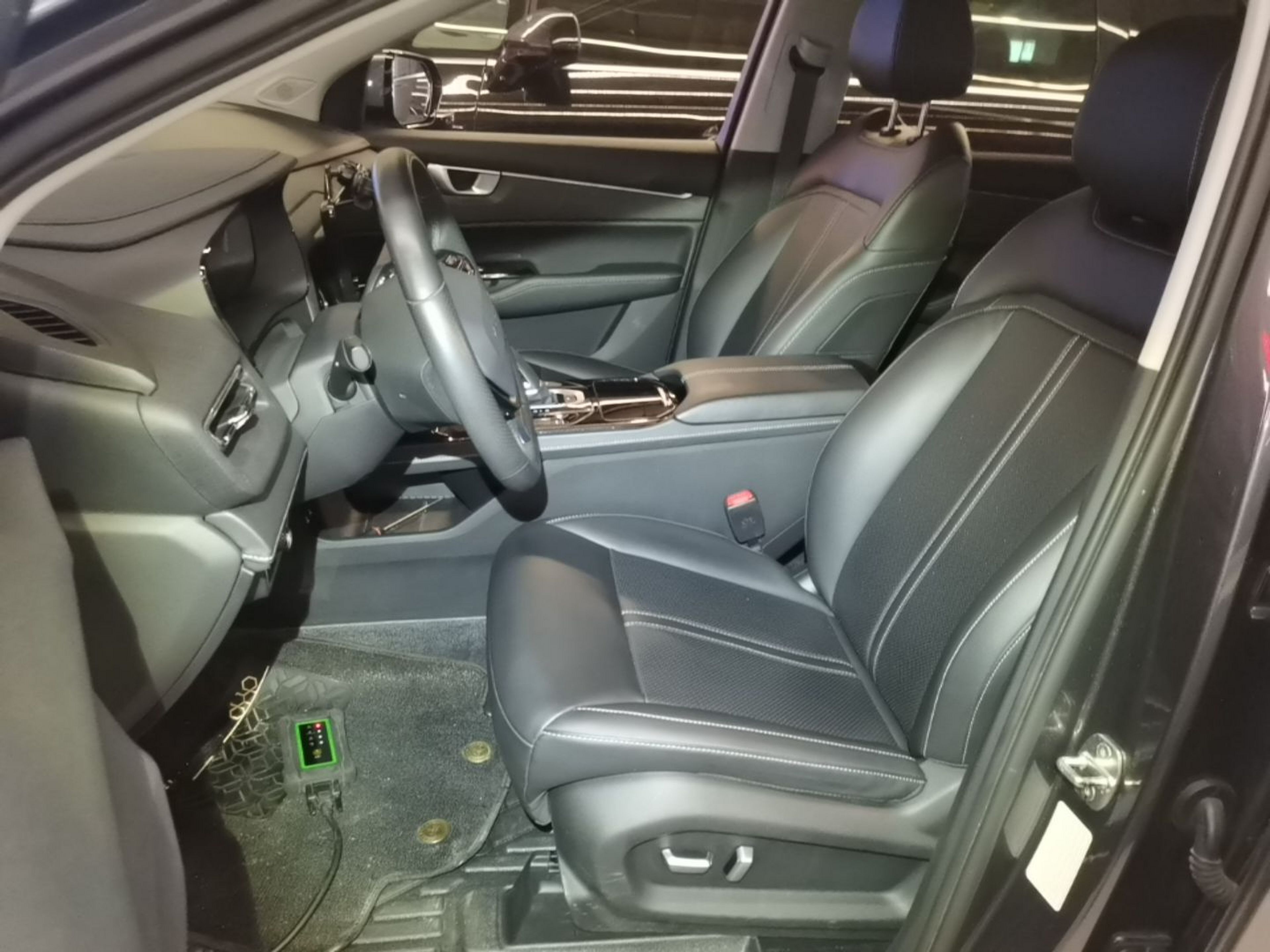 Vordere Reihe im Auto