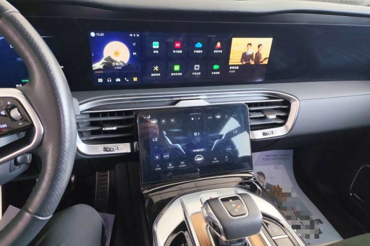 Used Hongqi E-HS9 2021 460 km Range Flagship Edition 7-Seater Audio And AC Panel