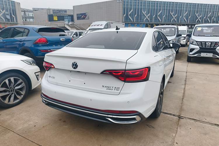Used Volkswagen Sagitar 2023 280TSI DSG Beyond Lite Edition Rear Right 45 Deg