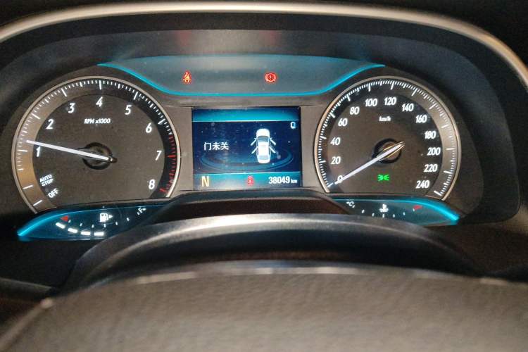 Used Buick GT 2021 Revised Version Flagship 1.5L Automatic Elite Edition Odometer Close Up