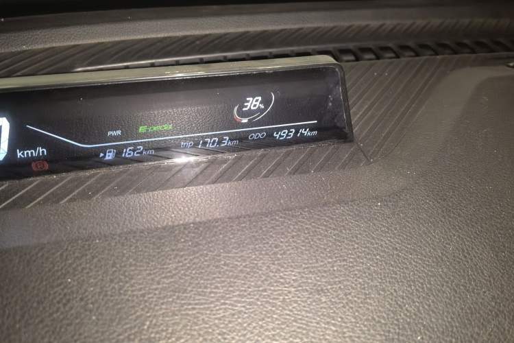 Used NETA V 2021 Witch Edition Odometer Close Up