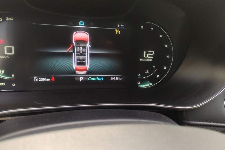 Used Roewe RX5 MAX 2021 Supreme Series 300TGI Automatic Luxury Cabin Edition Odometer Close Up