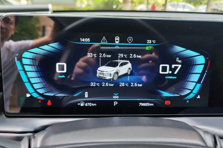 Used EXEED Lingyun 2021 290T Two-Wheel Drive Starry Edition Instrument Cluster