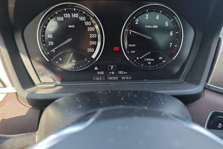 Used BMW X1 2019 sDrive18Li Premium Edition Odometer Close Up