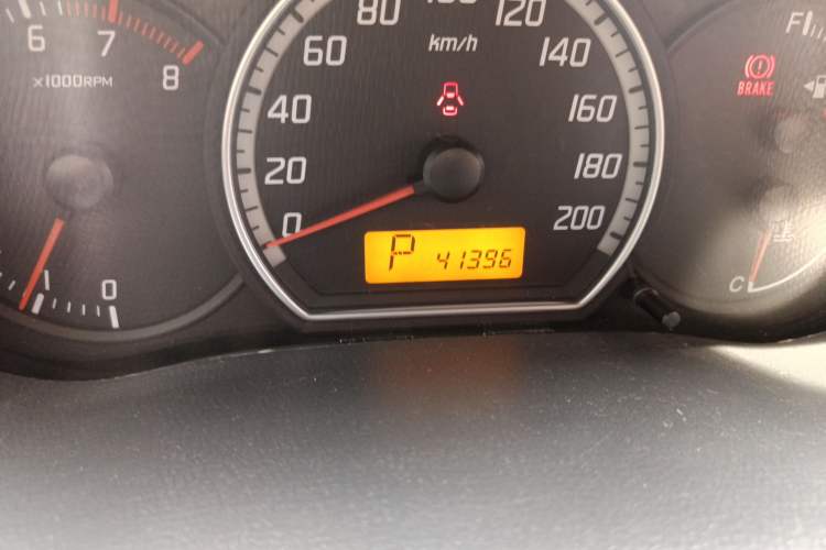 Used Suzuki Swift 2011 1.5L Automatic Fashion Edition Odometer Close Up