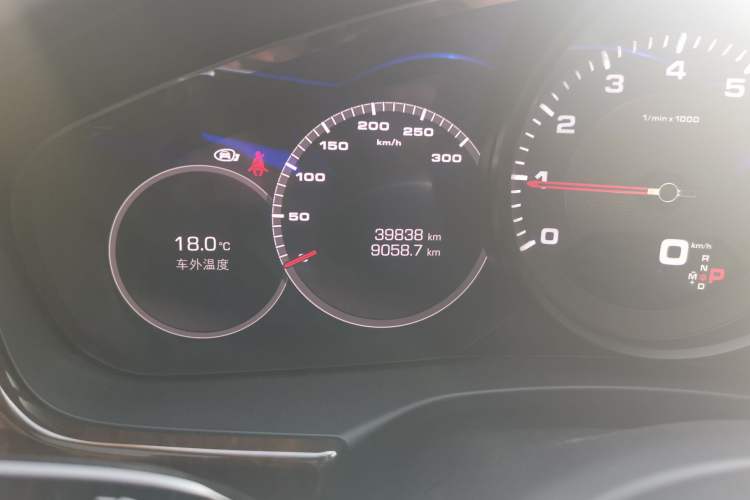 Used Porsche Panamera 2019 Panamera Executive Long Wheelbase 2.9T Odometer Close Up