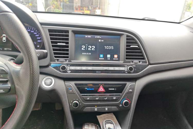 Used Hyundai Elantra (6th Generation / Lingdong) 2018 1.4T Dual-Clutch Xuan Dong · Dynamic Edition Audio And AC Panel