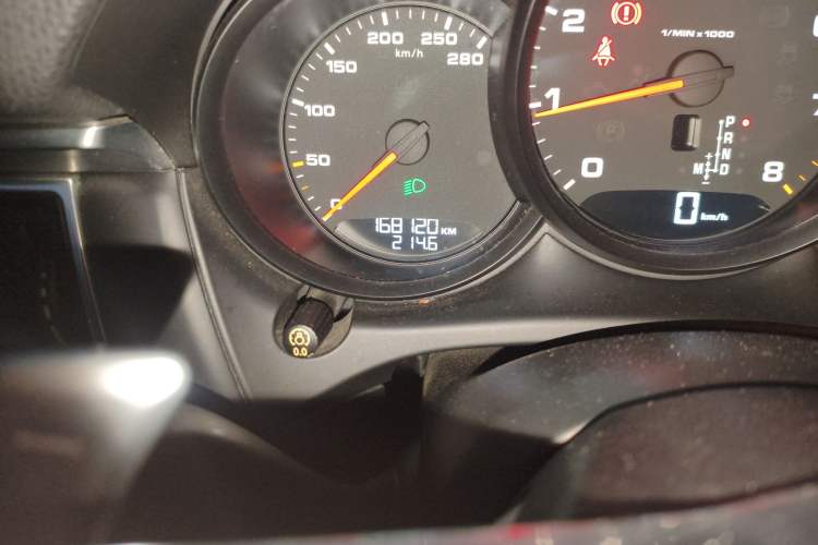 Used Porsche Macan 2017 Macan 2.0T Odometer Close Up