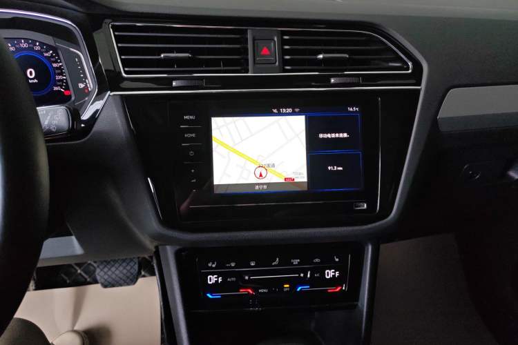 Used Volkswagen Tiguan L New Energy 2020 430 PHEV Plug-in Hybrid Flagship Edition Audio And AC Panel