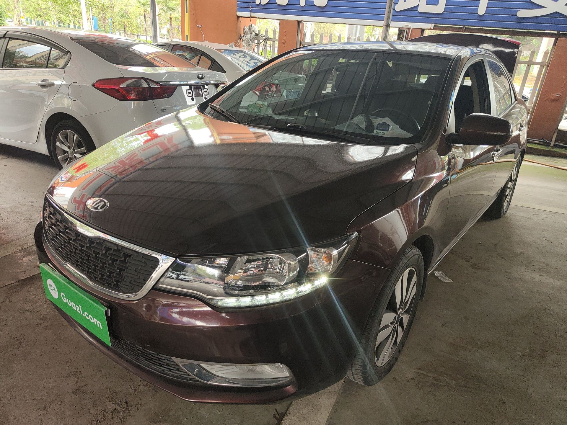 تحت مقدمة السيارة