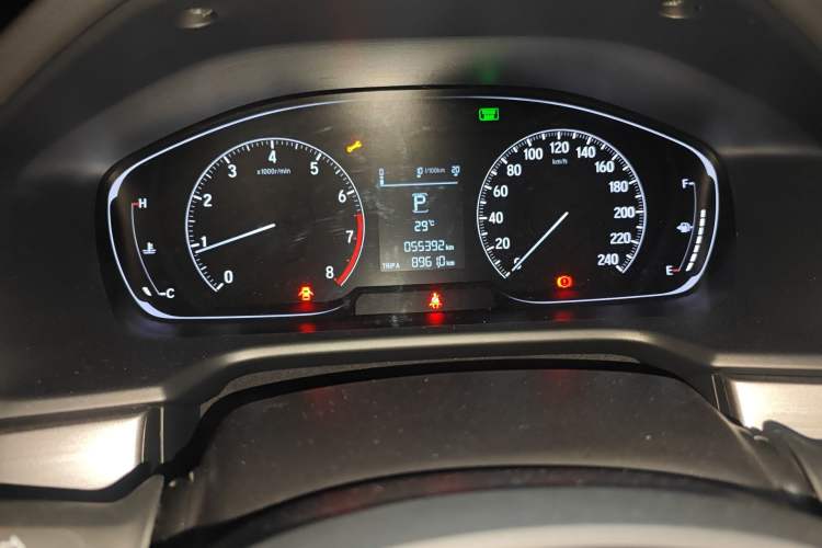 Used Honda Inspire 2019 260TURBO Elegant Edition China VI Emission Standard Odometer Close Up