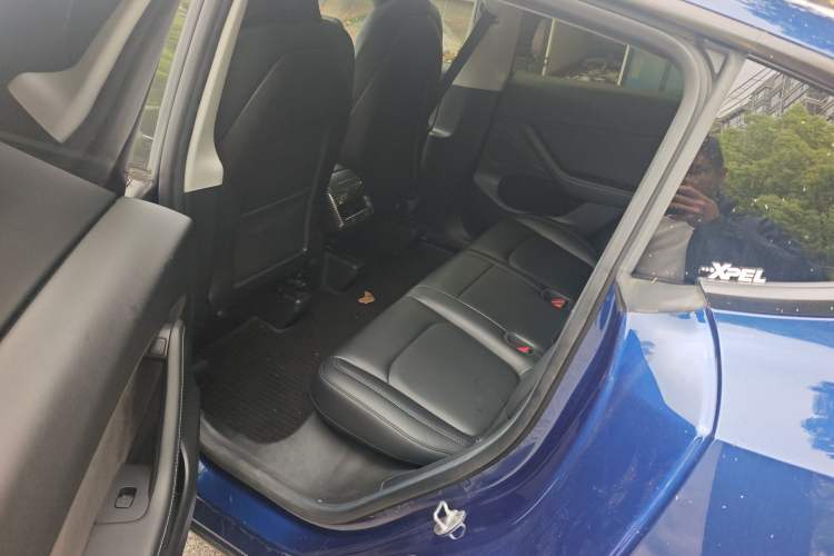 Used Tesla Model Y 2021 Performance High-Performance All-Wheel-Drive Version Left Rear Seat