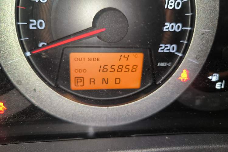 Used Toyota RAV4 2010 2.4L Automatic Deluxe Upgrade Edition Odometer Close Up