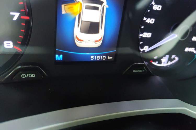 Used Geely Auto Emgrand GL 2019 1.4T Manual Elite Smart Edition Odometer Close Up