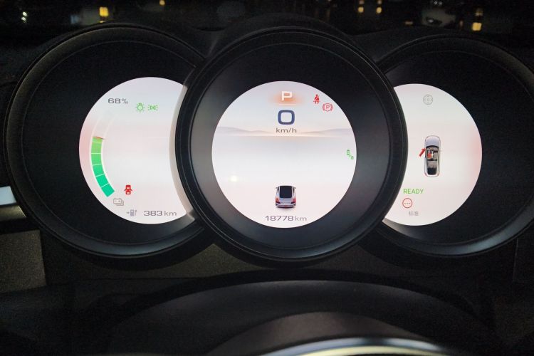 Used ORA Lightning Cat 2024 Dark Night Edition 555km Prestige Version Instrument Cluster