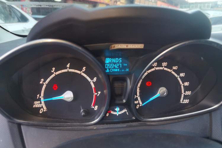 Used Ford Fiesta 2013 Hatchback 1.5L Automatic Fashion Edition Odometer Close Up