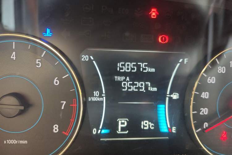 Used Honda Gienia 2017 1.5L CVT Comfort Version Odometer Close Up