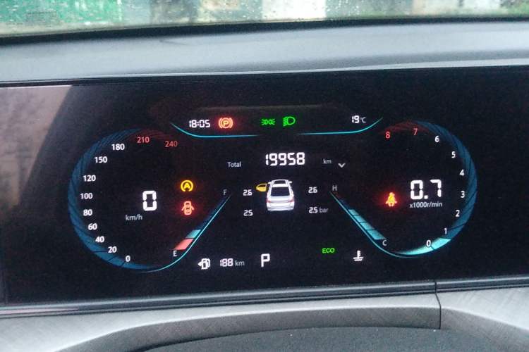 Used CHANGAN Eado 2023 Changan Edition PLUS Blue Whale NE 1.4T GDI DCT Prestige Version Instrument Cluster