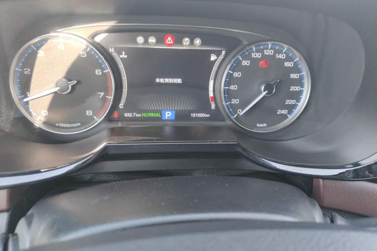 Used GAC Trumpchi GS8 2017 320T Two-Wheel Drive Luxury Smart Connectivity Version (7 Seats) Odometer Close Up