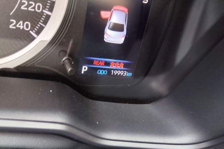 Used Toyota Corolla 2021 1.2T S-CVT Elite PLUS Edition Odometer Close Up