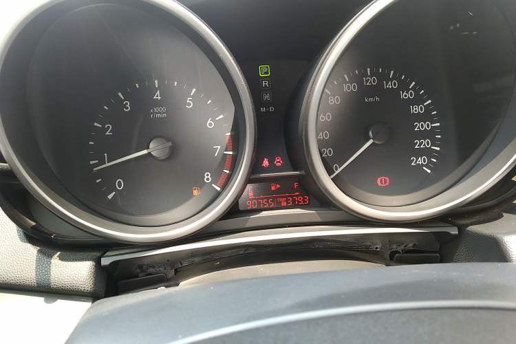 Used Mazda 3 2011 Sedan 1.6L Automatic Comfort Model Odometer Close Up