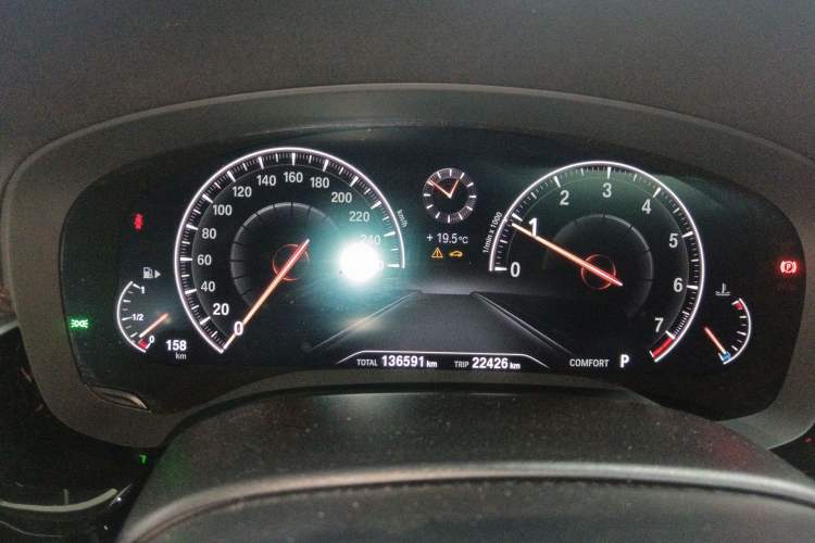 Used BMW 5 Series 2019 Updated 530Li xDrive Luxury Package Instrument Cluster