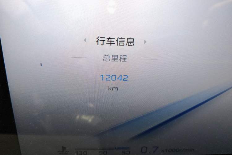 Used Hongqi H5 2025 2.0T Automatic Xuan Ying Edition Odometer Close Up