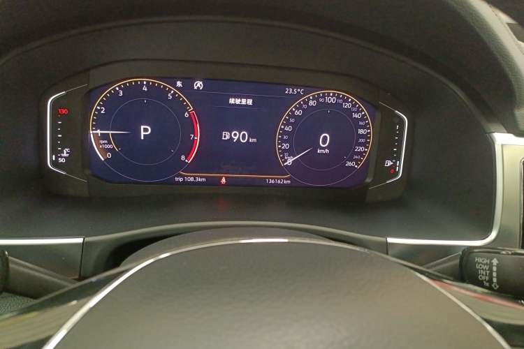 Used Volkswagen Teramont 2020 330TSI Two-Wheel-Drive Luxury Edition China VI Standard Instrument Cluster