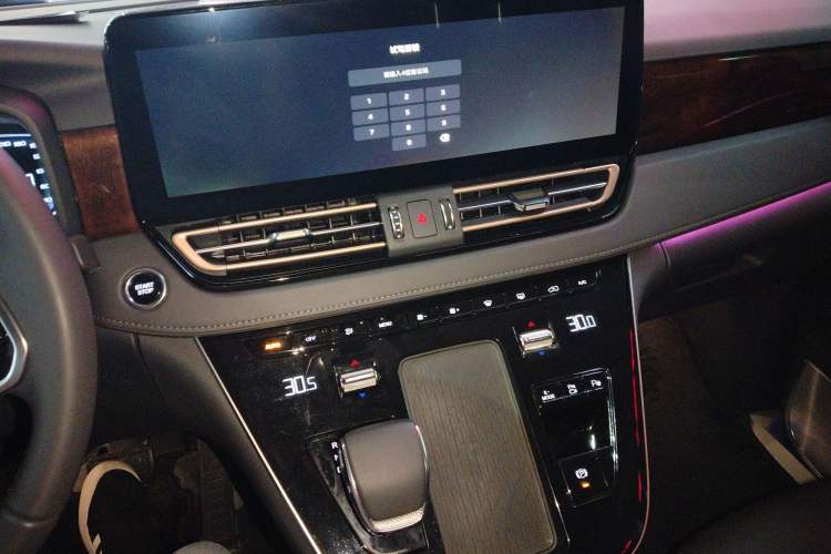 Used Hongqi HQ9 PHEV 2024 2.0T Four-Wheel Drive Luxury Edition Audio And AC Panel