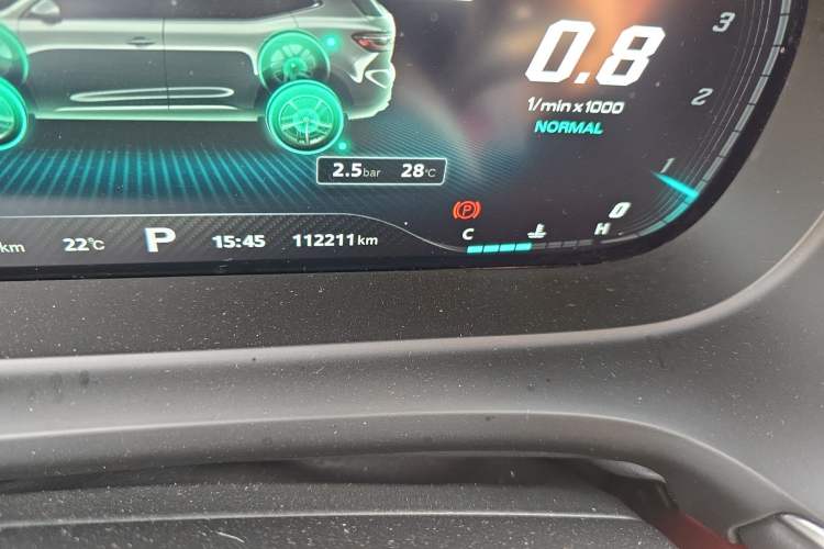 Used MG HS 2018 30T Automatic All-Wheel Drive Trophy Hormone-Infused Version China V Standard Odometer Close Up