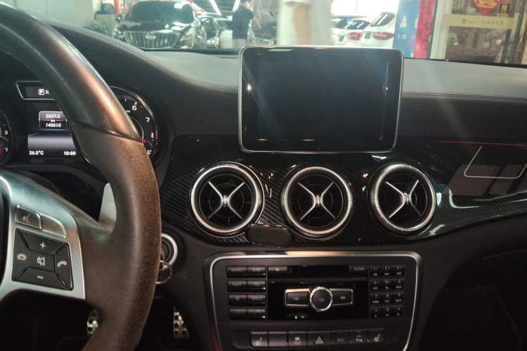 Used Mercedes-Benz CLA AMG 2014 AMG CLA 45 4MATIC Audio And AC Panel