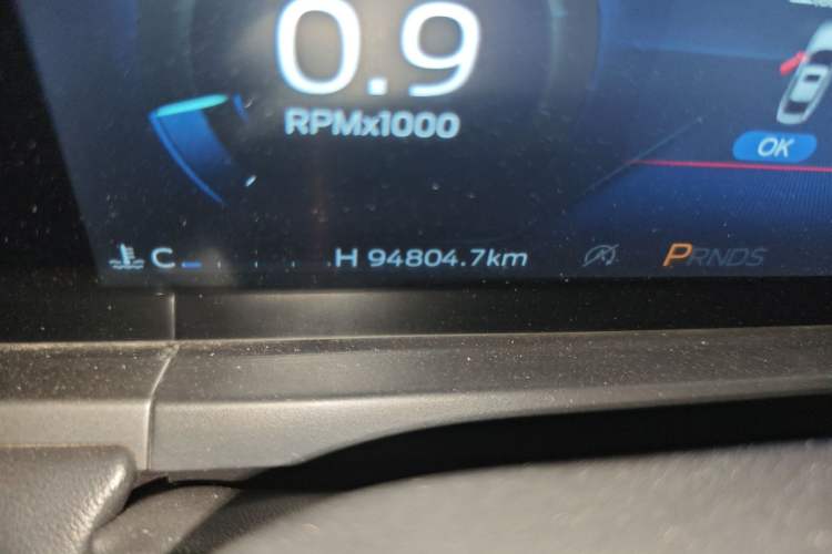 Used Ford Escort 2021 1.5L Automatic Gold Edition Odometer Close Up