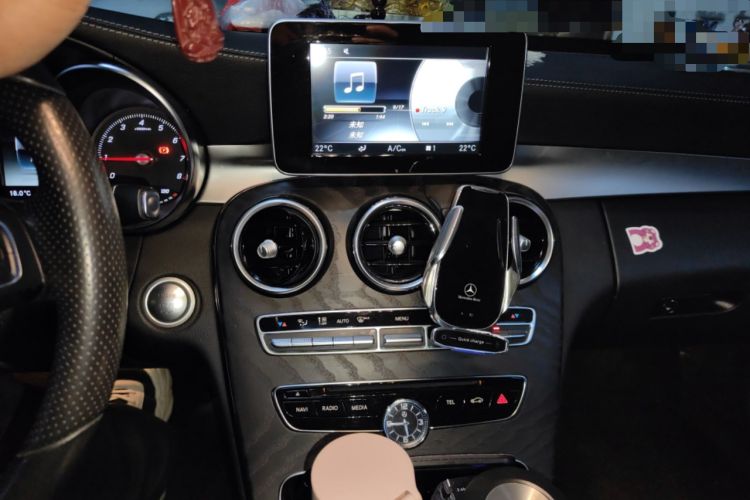 Used Mercedes-Benz C-Class 2018 C 200 L Sport Edition Audio And AC Panel