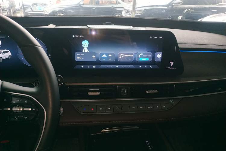 Used Chery Tiggo 8 PRO 2025 290T Two-Wheel Drive Prestige Edition Audio And AC Panel