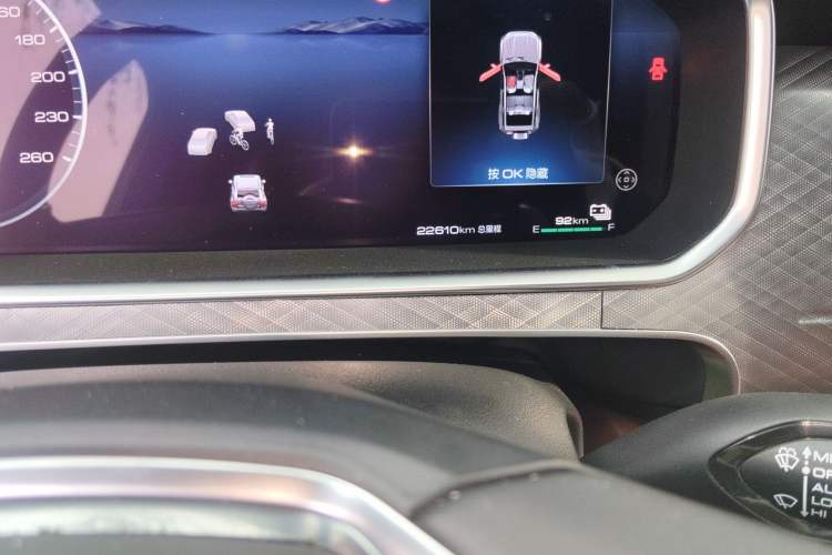 Used Tank 700 New Energy 2024 Hi4-T Extreme Edition Odometer Close Up