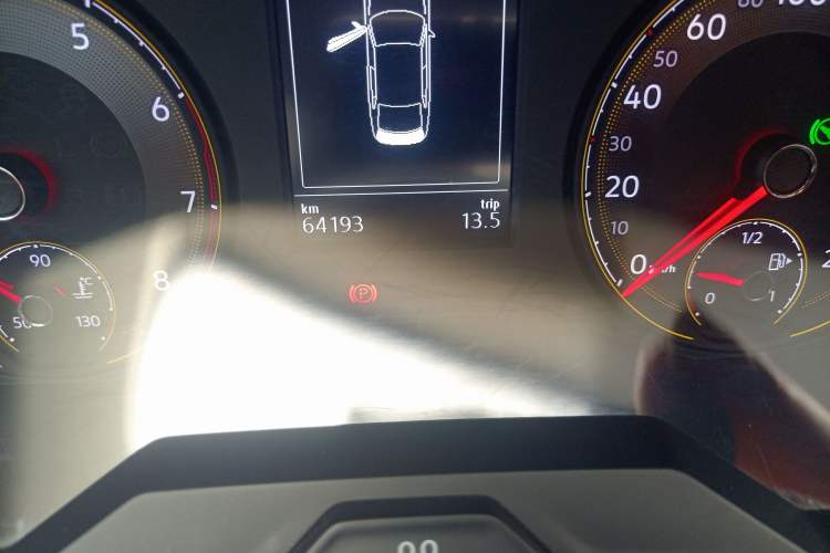 Used Volkswagen Lavida 2019 280TSI DSG Comfort Edition China VI standard Odometer Close Up